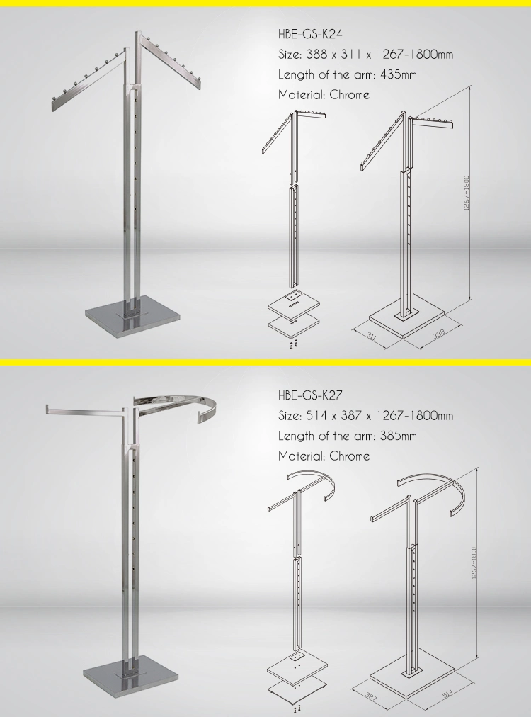 Stylish Round Garment Display Rack