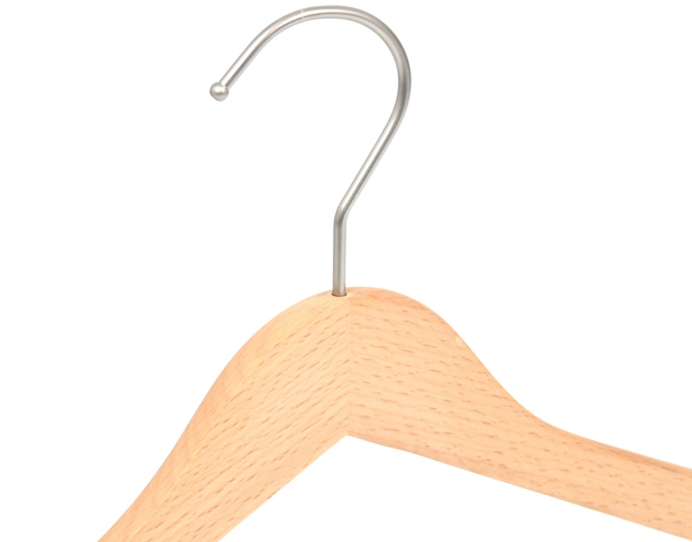 China Elegant Fashion Women Fancy Store Clothes Hanger Display for Clothing Store Wood Hangers